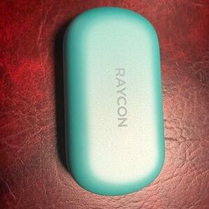 Raycon Teal Charging Case with buds